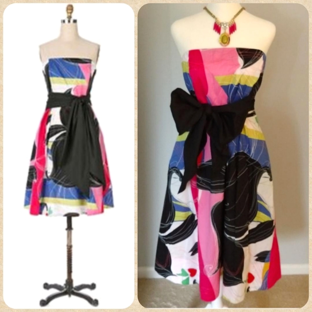 🆕Anthropologie🌷Vintage Strapless Maeve Dress